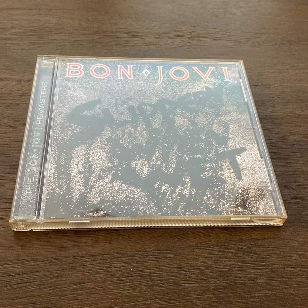 The Bon Jovi Remasters Slippery When Wet CD Produced by Bruce Fairbairn